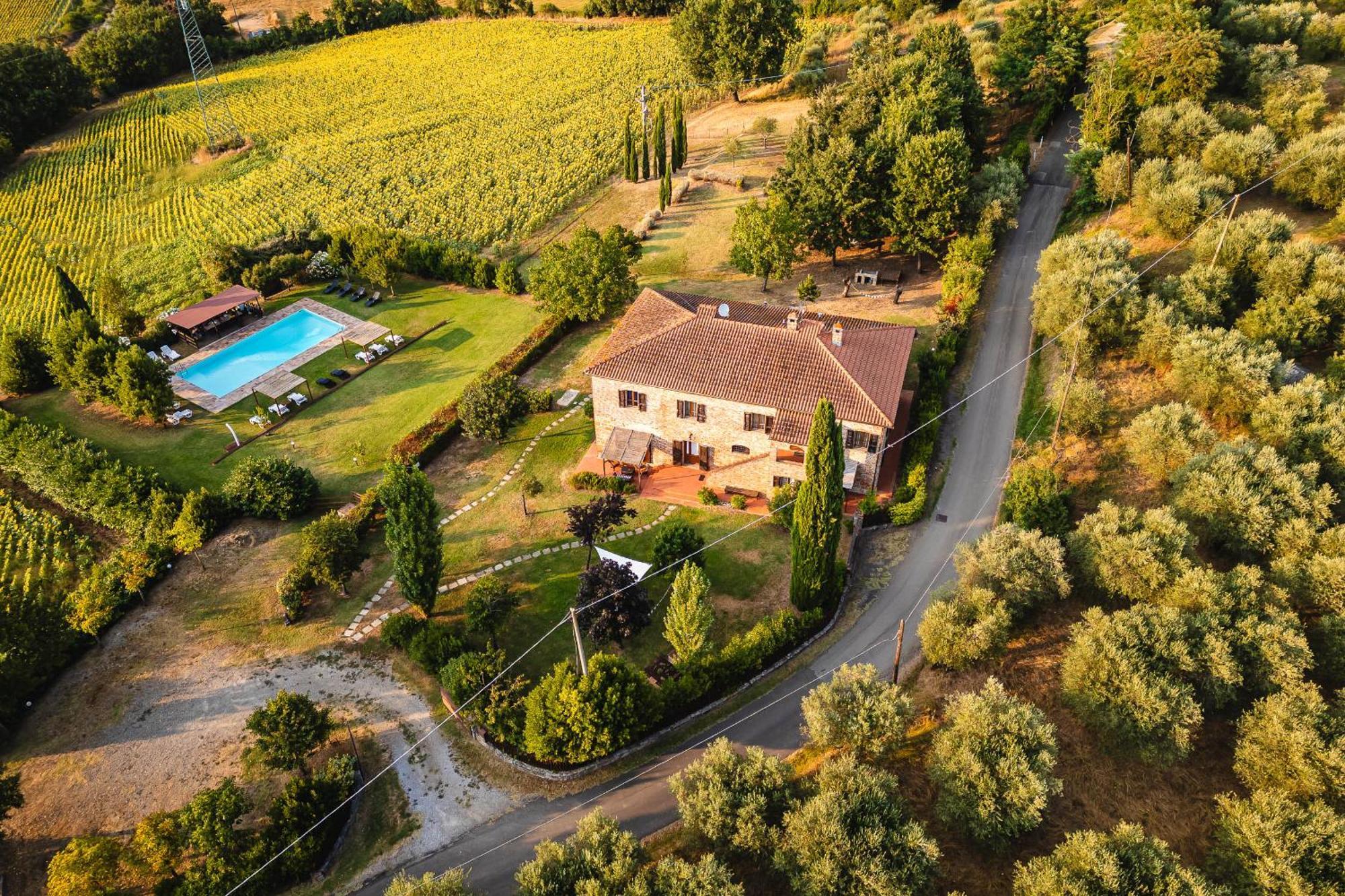Villa Le Belle Giornate Фояно-делла-Кьяна Экстерьер фото
