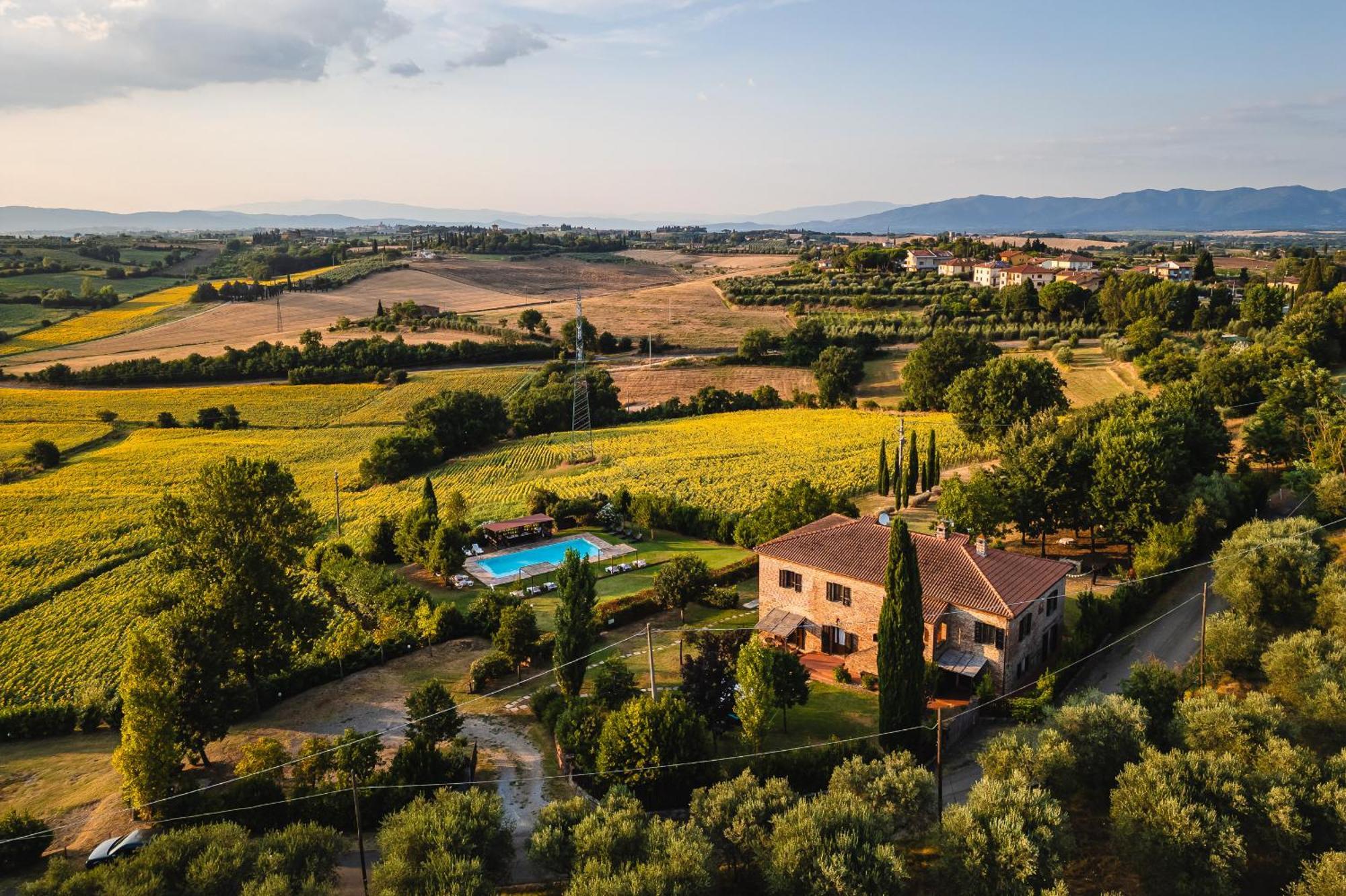 Villa Le Belle Giornate Фояно-делла-Кьяна Экстерьер фото